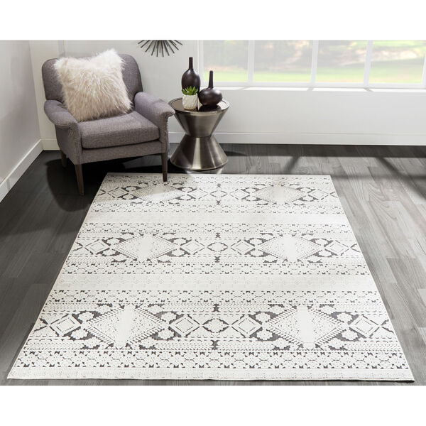 Covington Charcoal Rectangular: 3 Ft. 11 In. x 5 Ft. 7 In. Rug, image 2