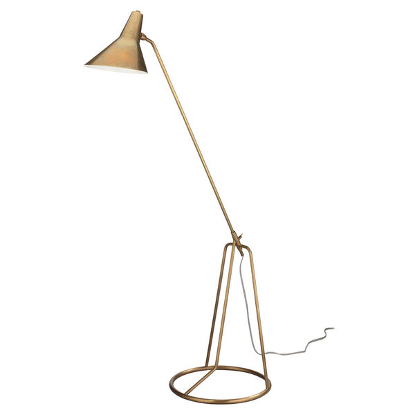 Franco Antique Brass 23-Inch Floor Lamp, image 1
