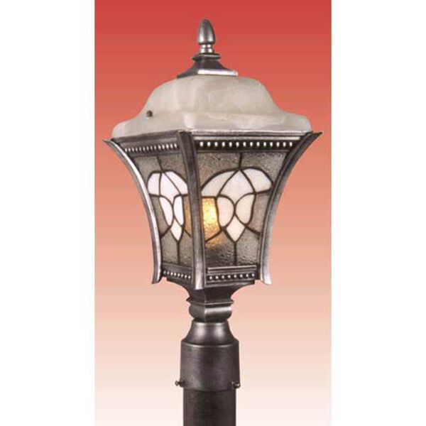 Abington Silver Large Outdoor Post Mount, image 1