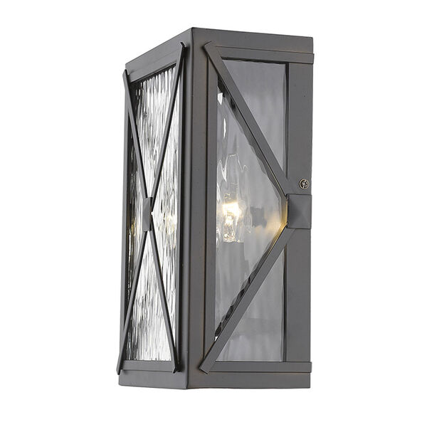 Brooklyn Oil Rubbed Bronze Two-Light Outdoor Wall Mount, image 5