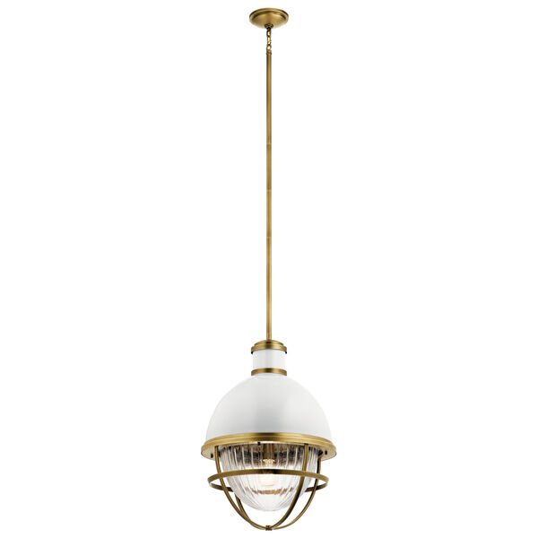 Tollis Natural Brass 16-Inch One-Light Pendant, image 1