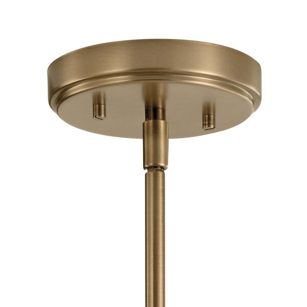 Aivian Weathered Brass Three-Light Chandelier, image 2