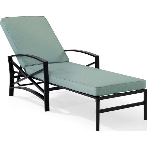 Kaplan Mist Oil Rubbed Bronze Outdoor Metal Chaise Lounge, image 4
