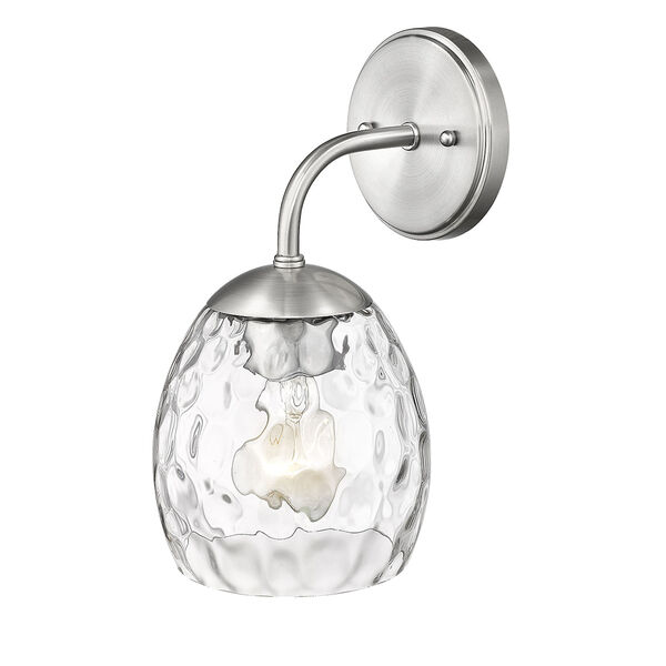 Gallos Brushed Nickel One-Light Bath Sconce, image 1