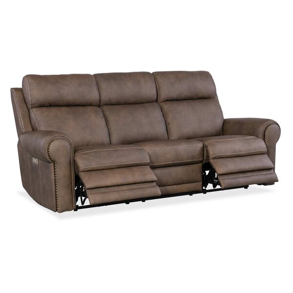 Dark Brown Duncan Power Sofa with Power Headrest and Lumbar, image 4