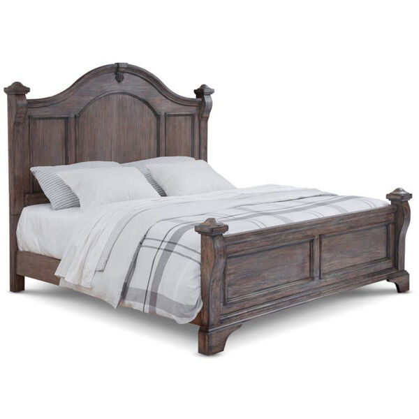 Heirloom Rustic Charcoal Rustic Charcoal Queen Poster Bed, image 1