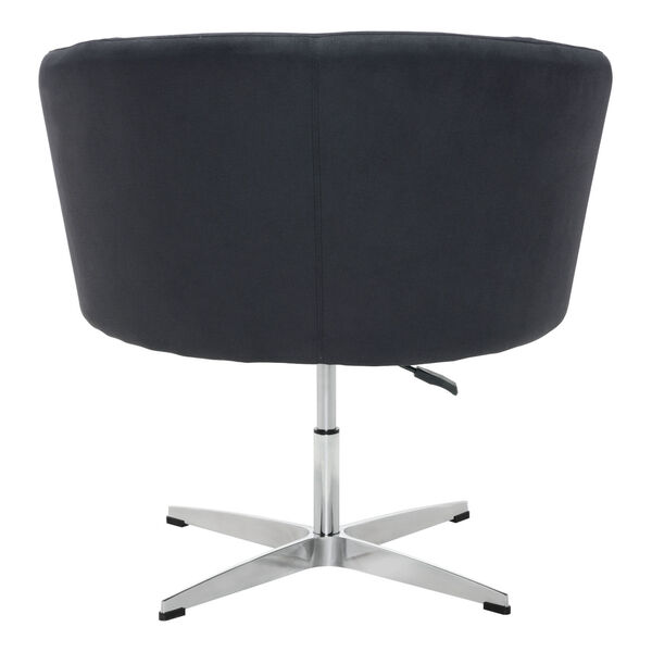 Wilshire Black and Silver Occasional Chair, image 5