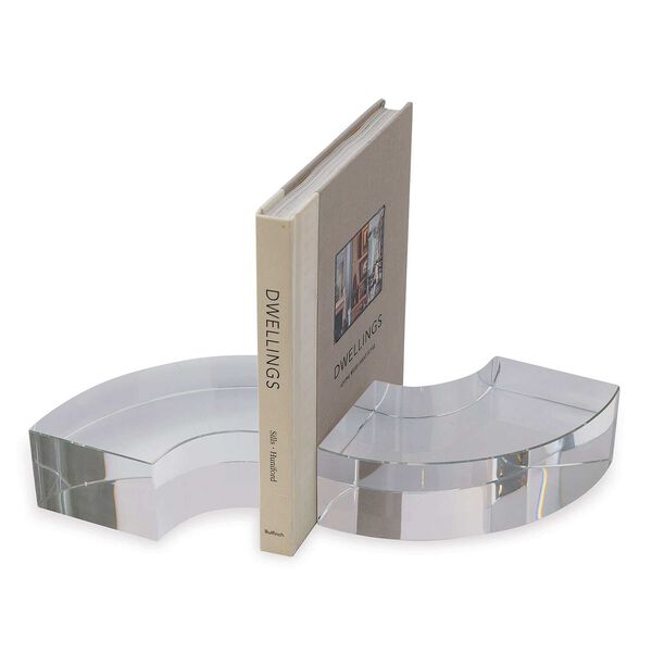 Nolan Crystal Bookend, Set of Two, image 2