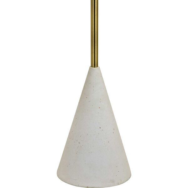 Lacuna Antique Brushed Brass One-Light Floor Lamp, image 3