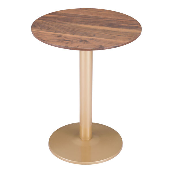 Alto Brown and Gold Bistro Table, image 5