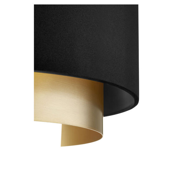 Noir Aged Brass 11-Inch One-Light Wall Sconce, image 2