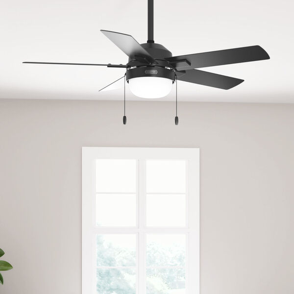 Zeal Matte Black 44-Inch LED Ceiling Fan, image 3