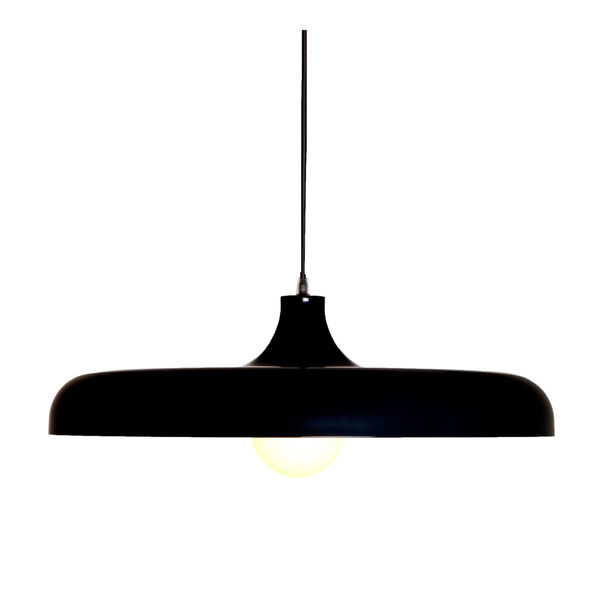 Portobello Black One-Light Pendant, image 1