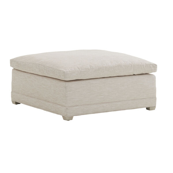 Upholstery White Colony Ottoman, image 1