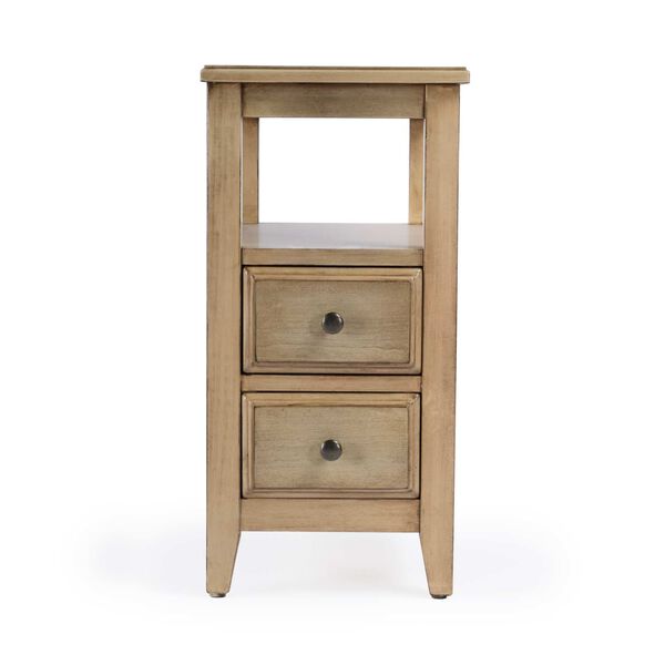 Marcus Antique Beige Side Table with Storage, image 3