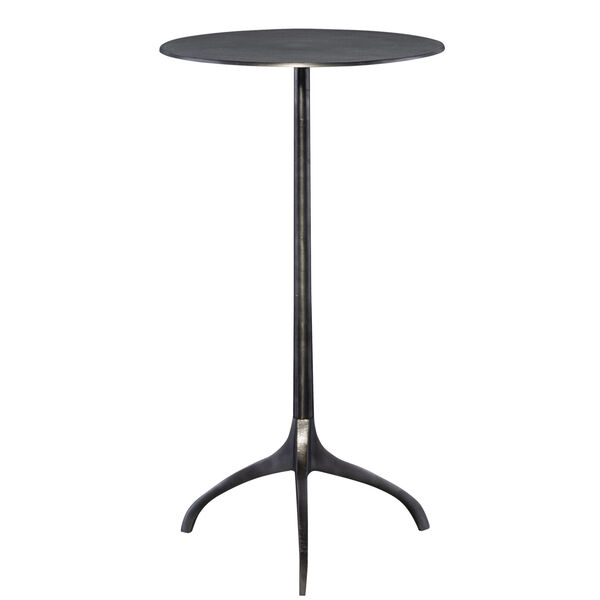 Beacon Black 14-Inch Round Accent Table, image 1