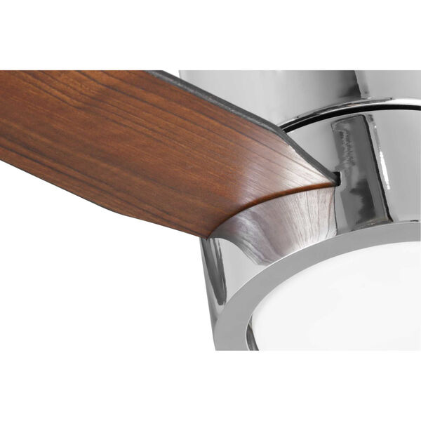 Braden Polished Chrome 56-Inch LED One-Light Ceiling Fan, image 4