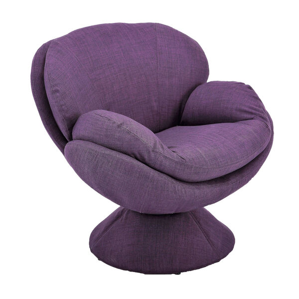 Nicollet Purple Fabric Armed Leisure Chair, image 2