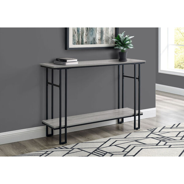 Gray 14-Inch Console Table, image 2