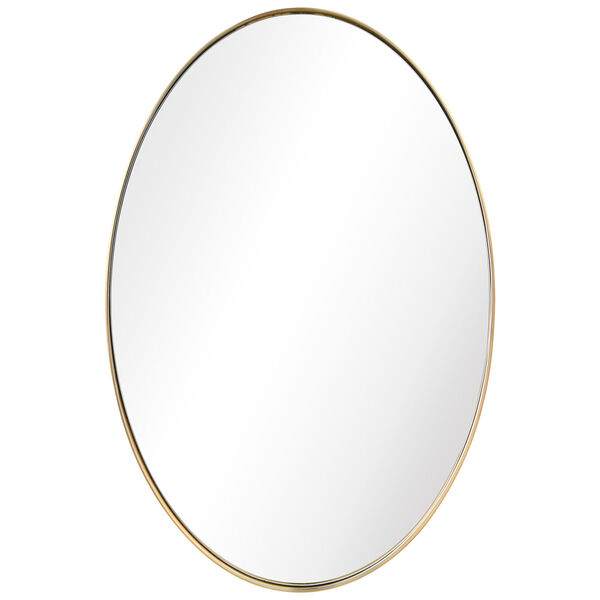 Gold 24 x 36-Inch Oval Wall Mirror, image 3