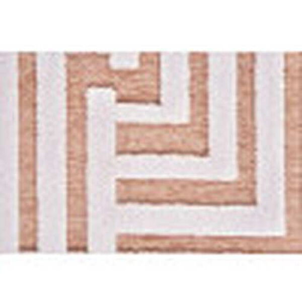 Saphir Mira Mid-Century Pink White Area Rug, image 4