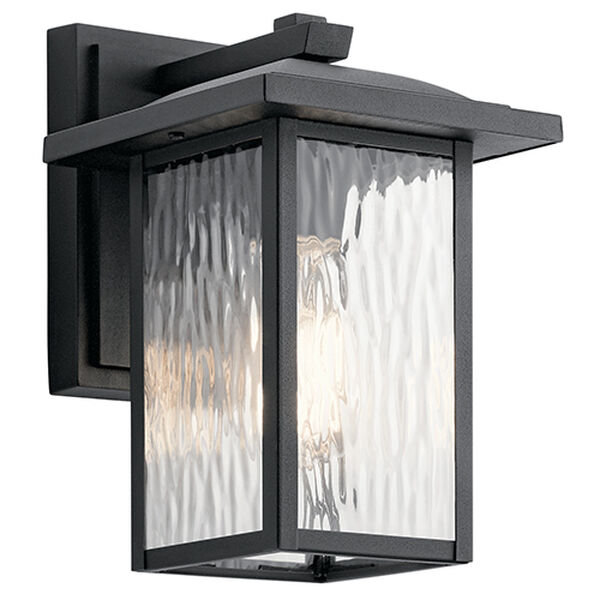 Nicholson Textured Black Seven-Inch One-Light Outdoor Wall Sconce, image 1