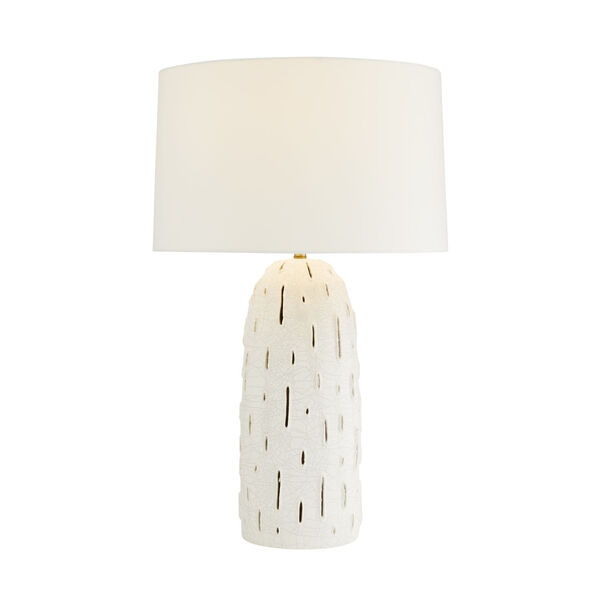 Grotto White Stained Crackle One-Light Table Lamp, image 3