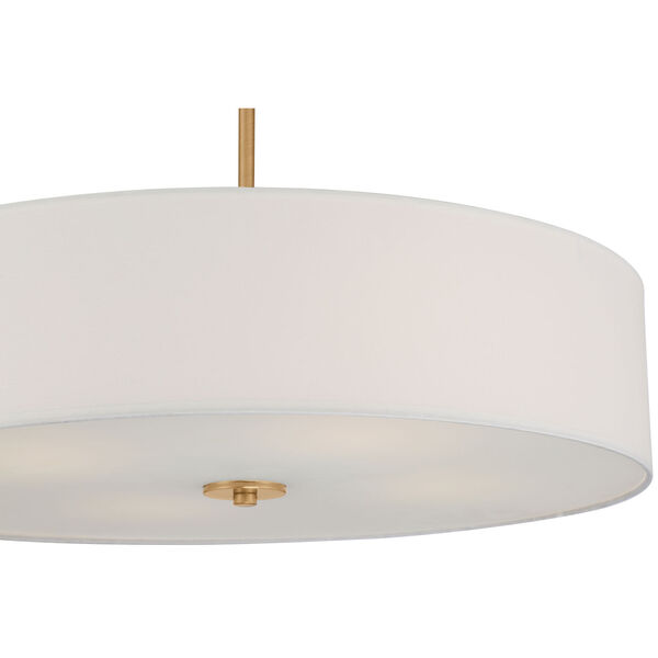 Mid Town Brass-Antique and Satin Four-Light LED Pendant, image 5