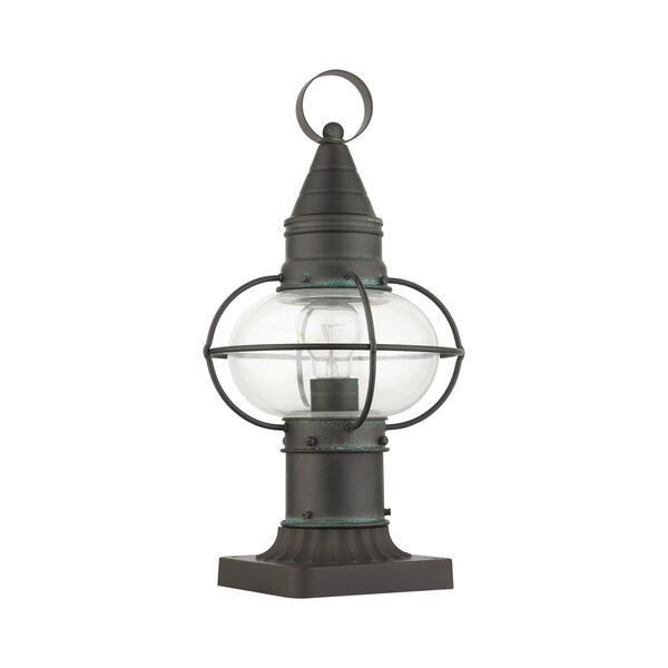 Newburyport Charcoal Nine-Inch One-Light Outdoor Post Lantern, image 2