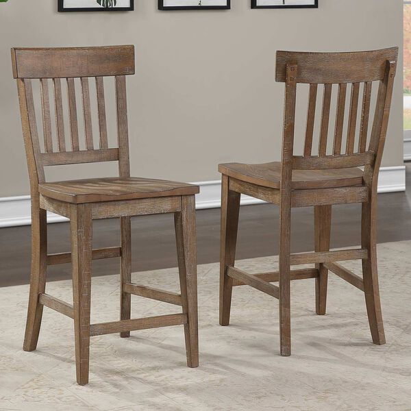 Riverdale Brown Counter Chair, Set of 2, image 1