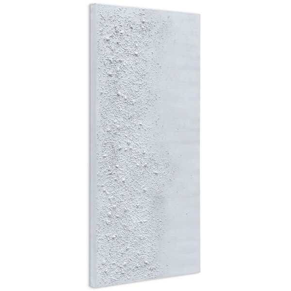 White Snow A Textured Unframed Hand Painted Wall Art, image 4