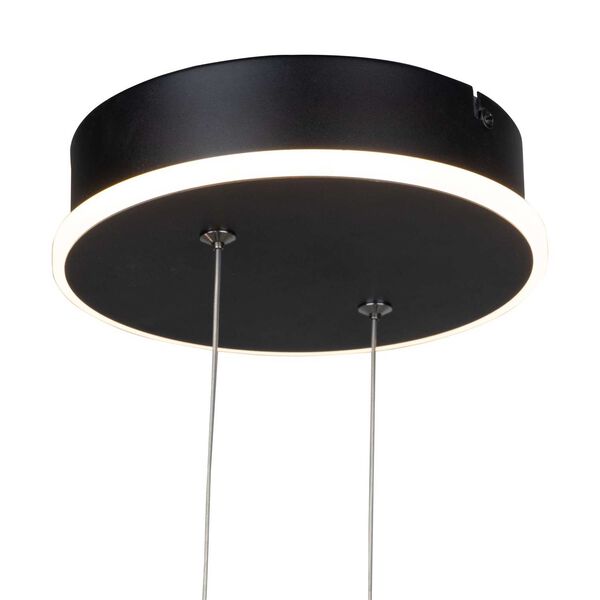 Silicon Valley Black LED Chandelier, image 5