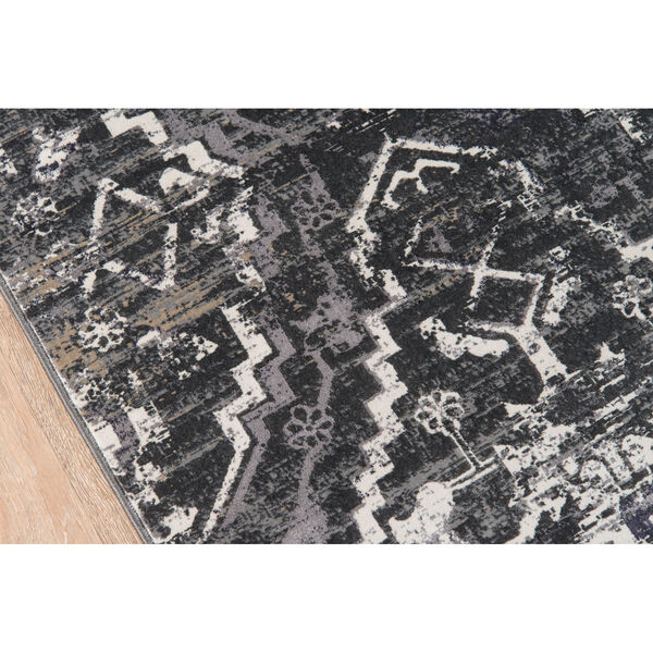 Juliet Damask Charcoal Runner: 2 Ft. 3 In. x 7 Ft. 6 In., image 4