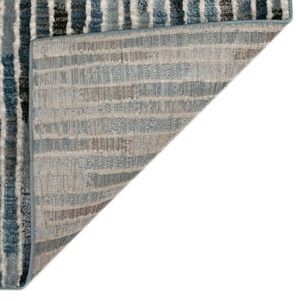 Liora Manne Soho Blue 7 Ft. 10 In. x 9 Ft. 10 In. Stripe Indoor Rug, image 5