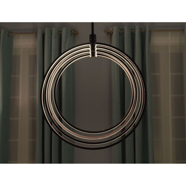 Concentric Bronze LED Pendant, image 5
