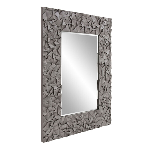 Pablo Gray Wash Rectangular Wall Mirror, image 2