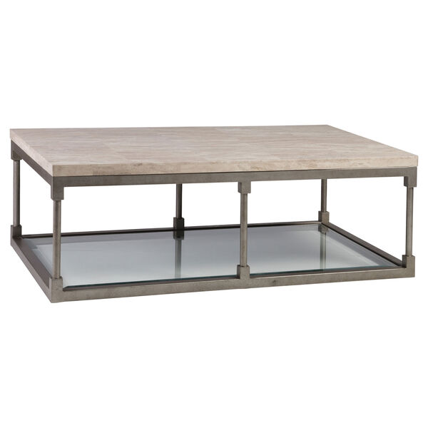 Signature Designs Silver Leaf Topa Rectangle Cocktail Table, image 1