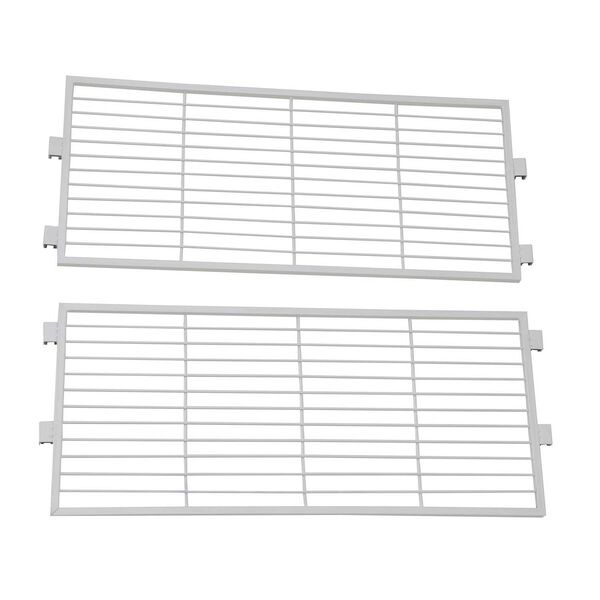 Xtra Storage White Shelf Metal Extension, Set of Two, image 1