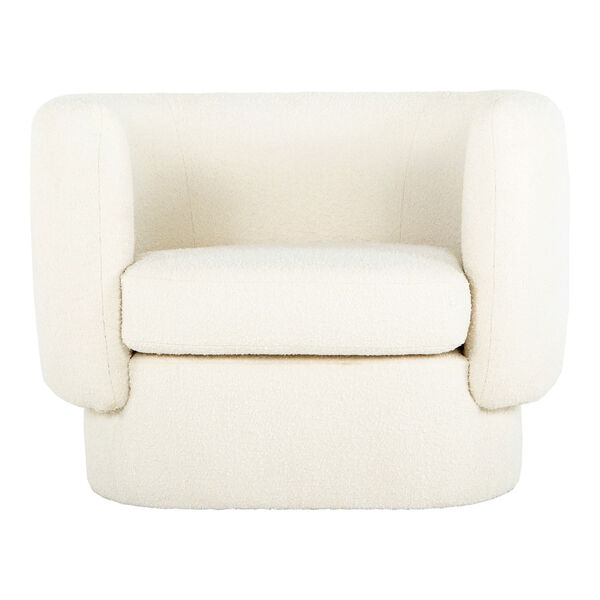 Koba White Occasional Chair, image 1