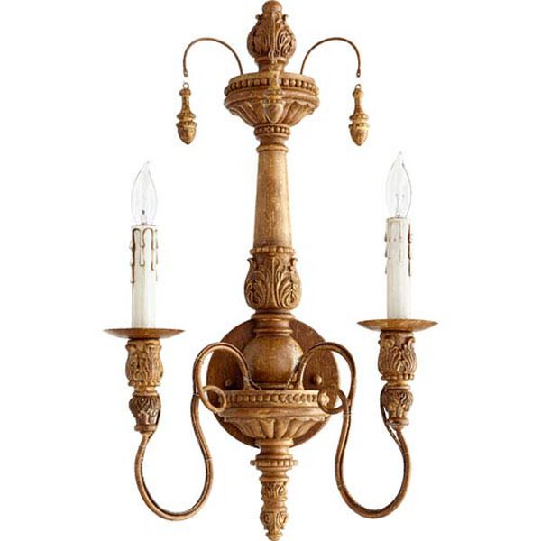 Bouverie Soft Umber 22-Inch Two-Light Wall Sconce, image 1
