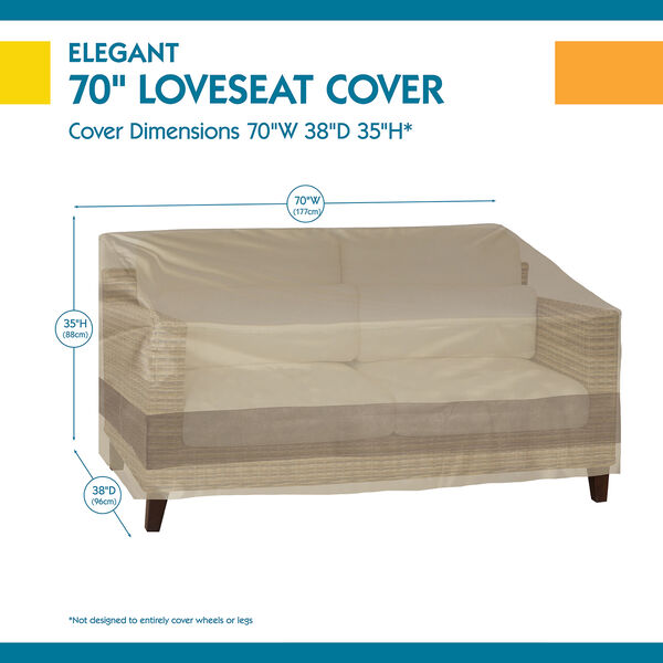 Elegant Patio Loveseat Cover, image 3