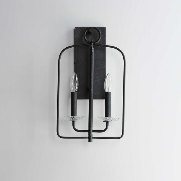 Madeira Anthracite Two-Light Wall Sconce, image 2