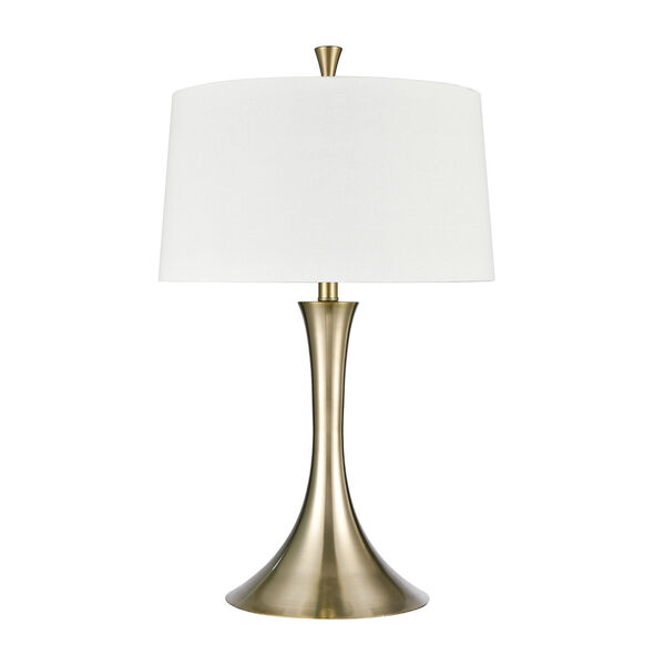 Branning Aged Brass One-Light Table Lamp, image 2
