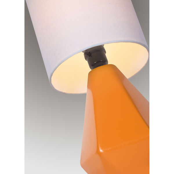 Mason Orange One-Light Table Lamp, image 2