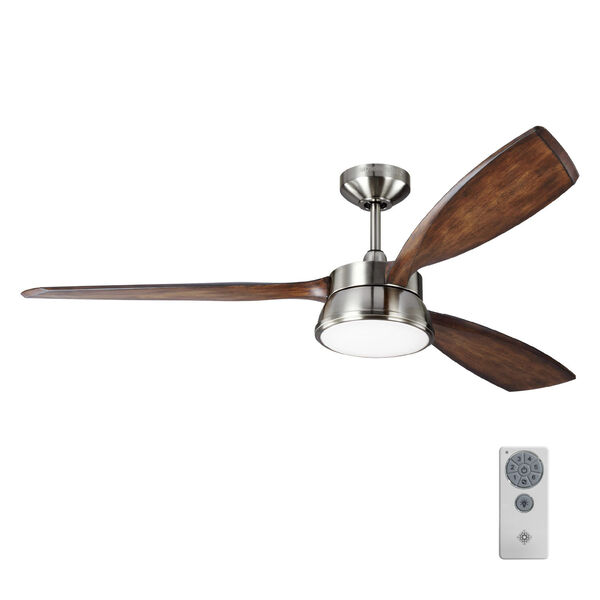 Destin Brushed Steel LED Ceiling Fan, image 4