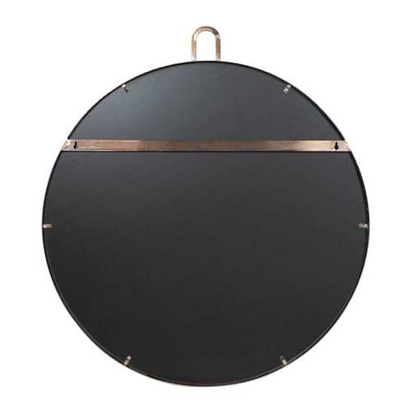 Stopwatch Rose Gold Round Accent Mirror, image 4