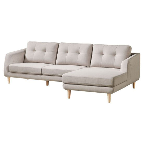 Corey Sectional Light Grey Right, image 1