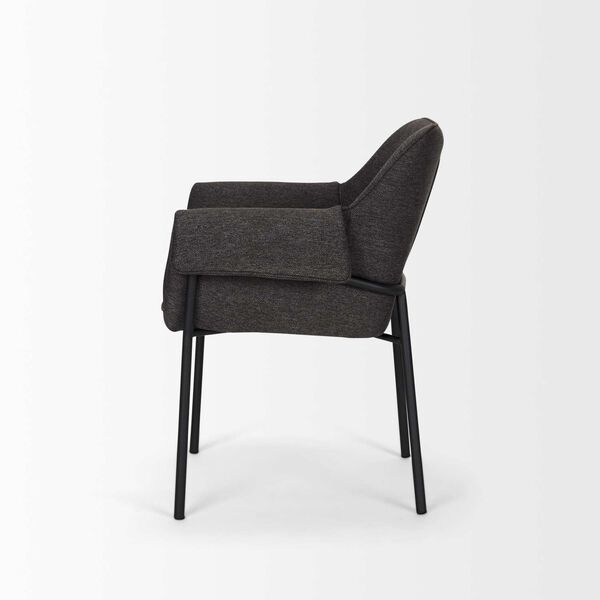 Brently Gray Fabric Dining Chair, image 3