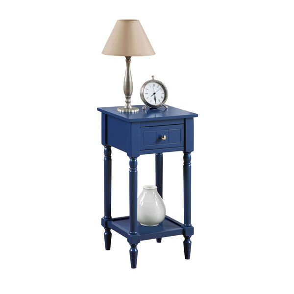 French Country Cobalt Blue 28-Inch Khloe Accent Table, image 3