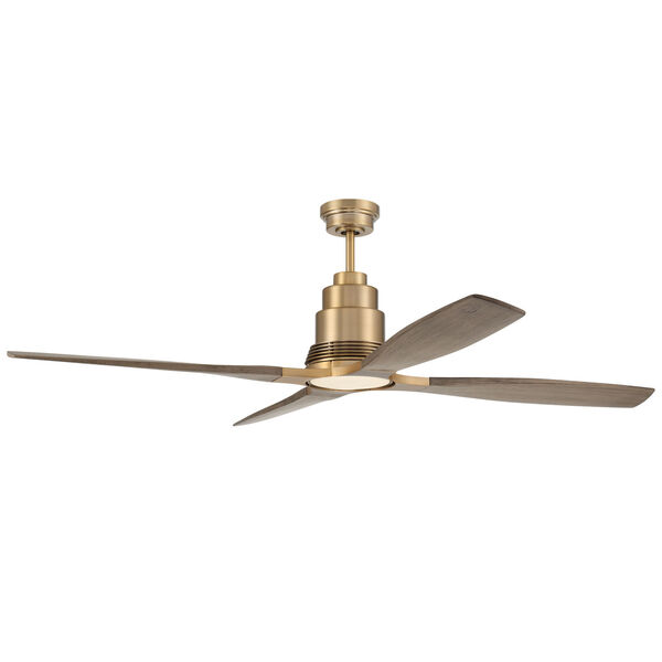 Ricasso Satin Brass 60-Inch LED Ceiling Fan, image 7
